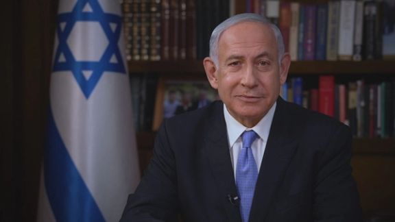 Prime Minister Benjamin Netanyahu during his interview with Iran International. March 8, 2023