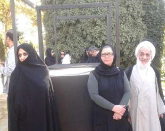 Badri Khamenei (L) in an undated photo