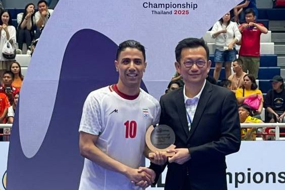 ایران نایبقهرمان شد؛ حسین طیبی برترین بازیکن تورنمنت فوتسال تایلند شد