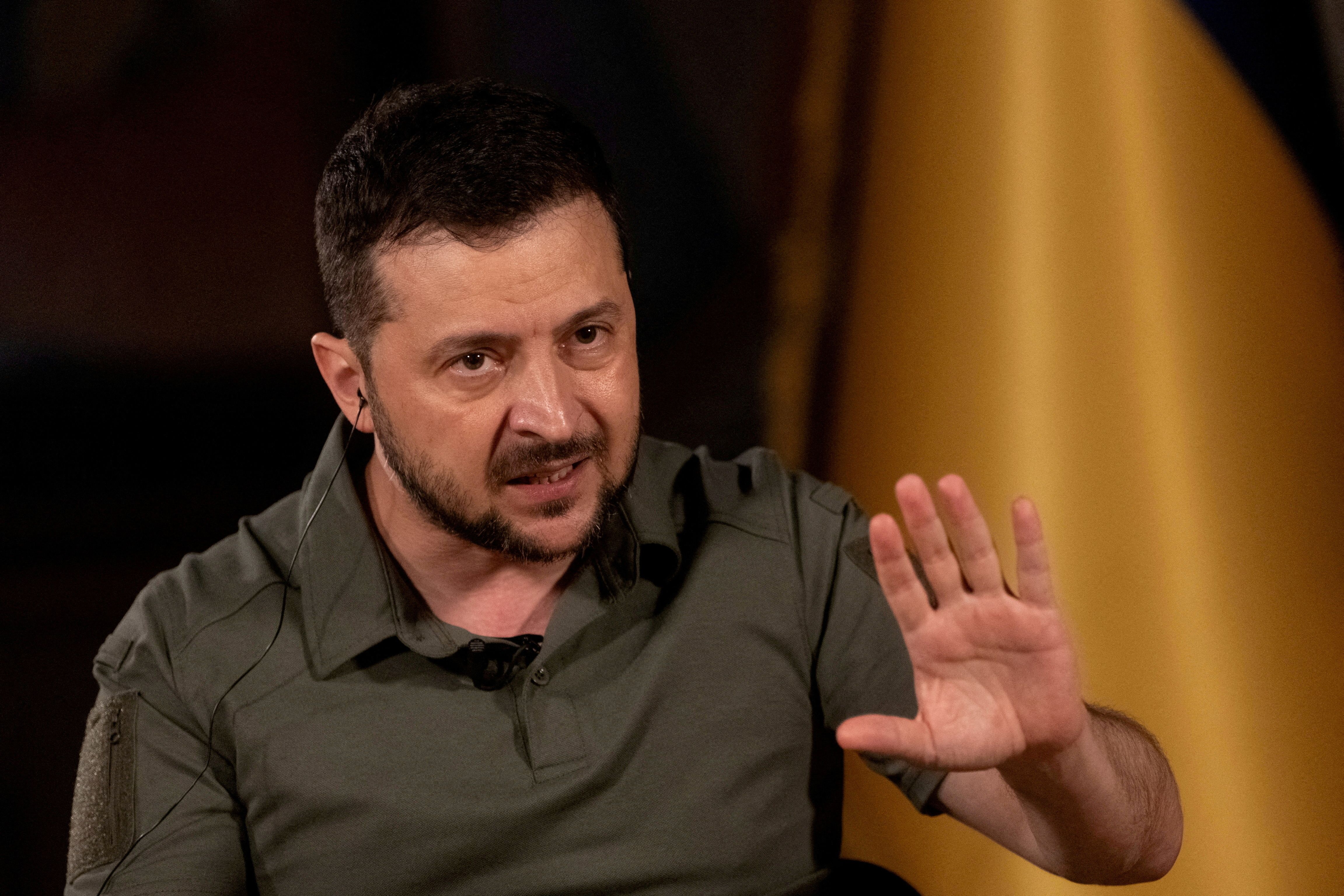 Ukrainian president Volodymyr Zelensky in September 2022