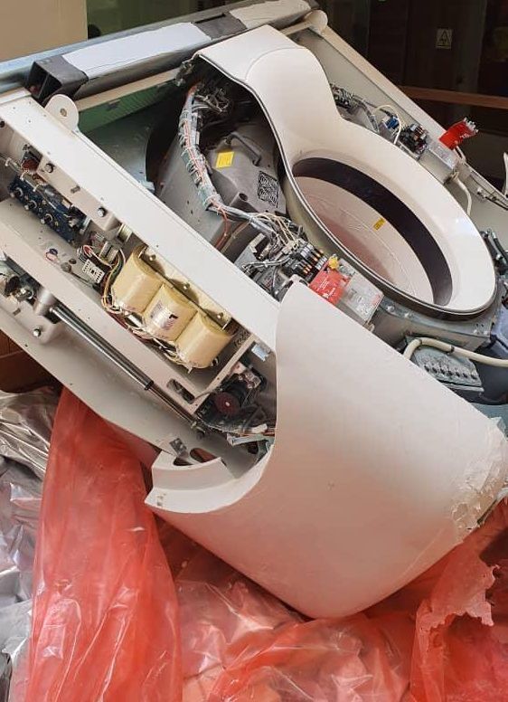 The multibillion-dollar simulator crashed during installation at Tehran&#x27;s Imam Khomeini Hospital