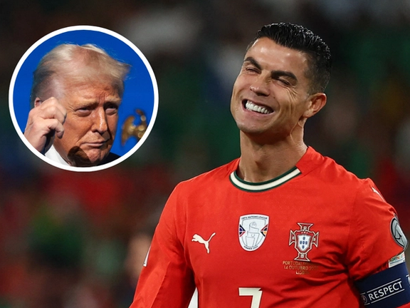 کریستیانو رونالدو: من از ترامپ مشهورترم، آرزو دارم با او دیدار کنم
