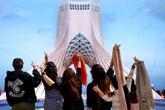 A photo circulated by opponents of compulsory hijab prior to the July 12 campaign to highlight freedom of choice