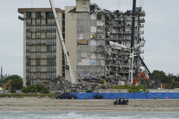 شمار جانباختگان حادثه ریزش یک ساختمان بلندمرتبه در فلوریدا به ۱۸ نفر رسید