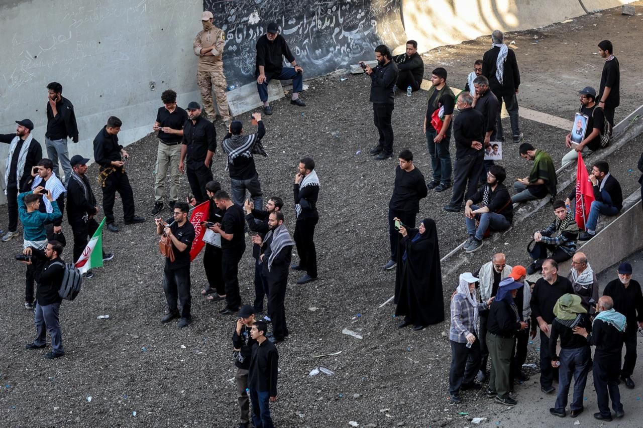 Supreme Leader Ali Khamenei's funeral procession in Tehran on July 5, 2026.