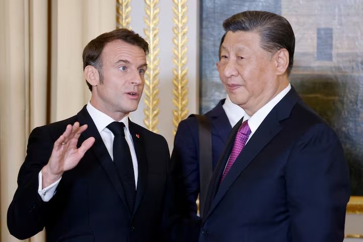 China's Xi, Macron Urge 'Political Settlement' in Iran Nuclear Issue

