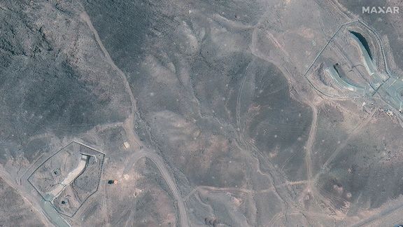 A closer satellite view shows the tunnel entrances to Fordow underground complex, before the US struck the underground nuclear facility, near Qom, Iran June 19, 2025.