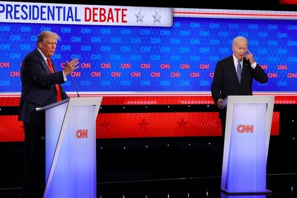 Biden and Trump Clash Over Their Iran Records in First Debate