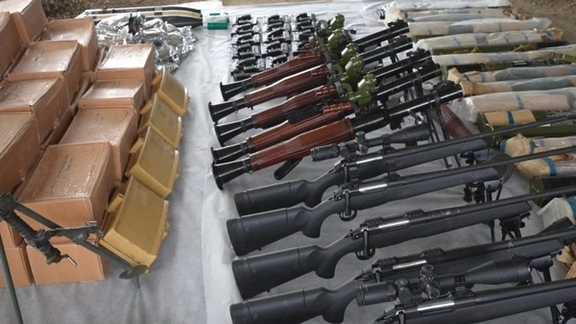 إسرائيل تضبط أسلحة أرسلها الحرس الثوري الإيراني إلى الضفة الغربية في فلسطين