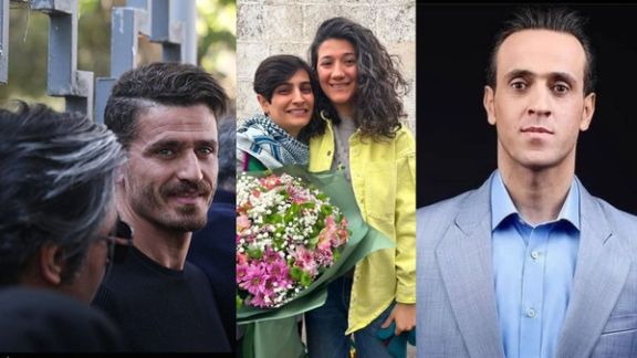 واکنش علی کریمی و وریا غفوری به آزادی الهه محمدی و نیلوفر حامدی