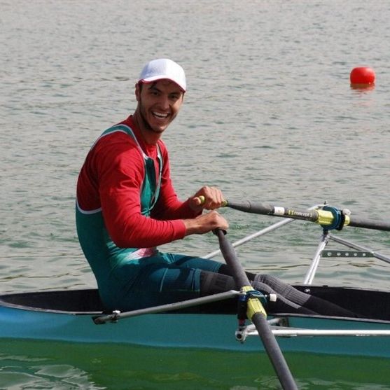 Iran rowing medalist Bahman Nasiri