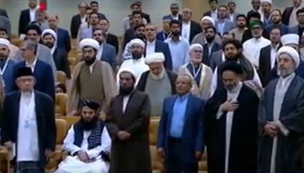 Taliban official apologizes for refusing to rise for Iran's national anthem