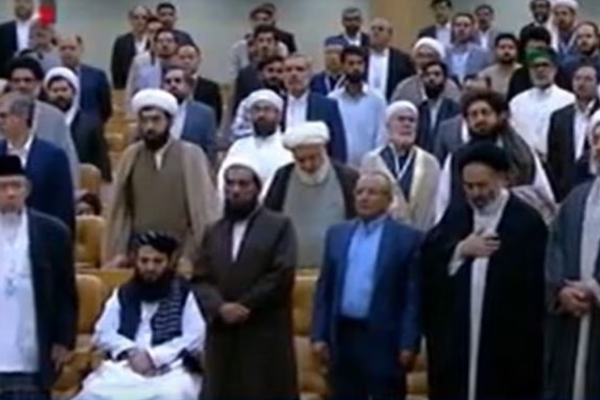 Taliban official apologizes for refusing to rise for Iran's national anthem