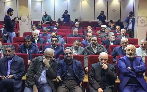 A meeting of a group of 'Sacrificial Warriors'. Undated