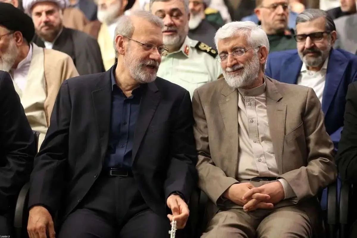Ali Larijani (left) and Saeed Jalili are the two representatives of supreme leader Ali Khamenei on Iran's Supreme National Security Council
