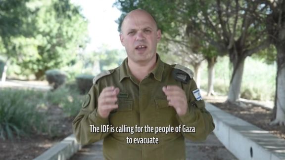 Israel Defence Forces' spokesperson Lieutenant-Colonel Richard Hecht