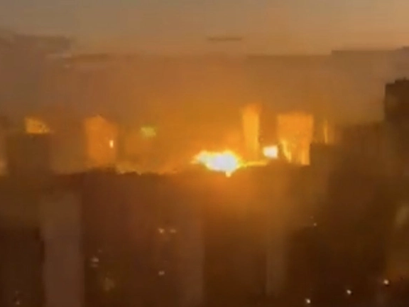 پایتخت اوکراین به وسیله پهپادهای انتحاری روسیه مورد حمله قرار گرفت