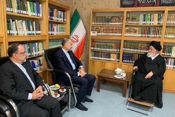 Iran's Foreign Minister Presents Report To Hardline Cleric