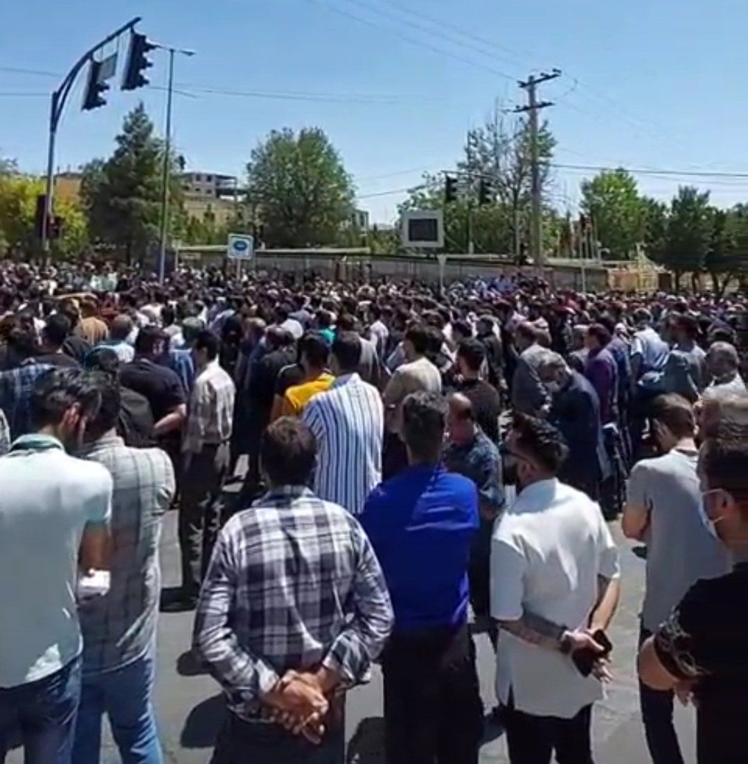 People Hold Massive Protest Over Lack Of Water In Southwestern Iran