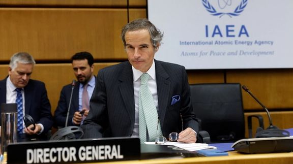 IAEA director Rafael Grossi at the agency's board meeting on June6, 2022