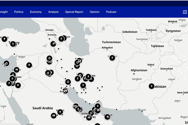 Iran International launches interactive map to track news by location