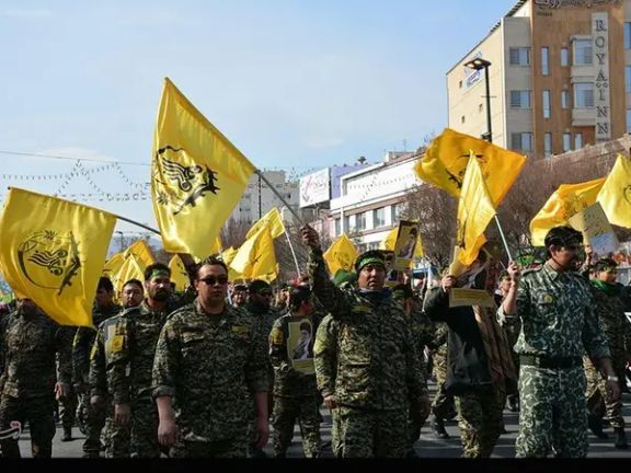 Iran-organized Afghan militias, the Fatemiyoun, fighting in Syria (File photo)