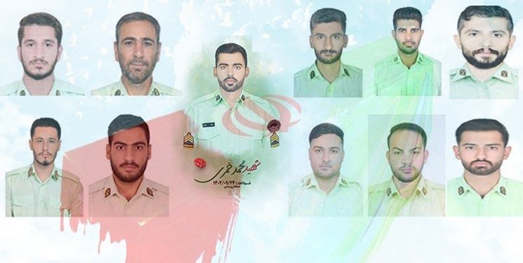 Fars news agency affiliated with the IRGC published photos of 11 police officers initially announced as victims of the attack.