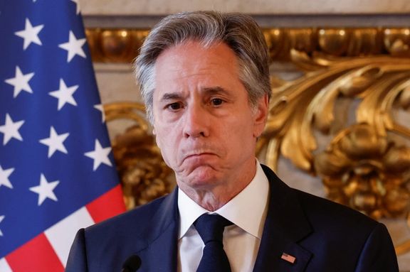 US Secretary of State Antony Blinken at a press conference in Paris, France, April 2, 2024