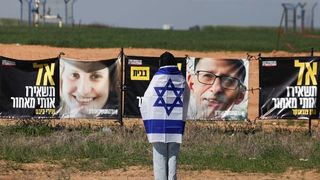 October 7 hostages' grandson calls for peace, not war, with Iran