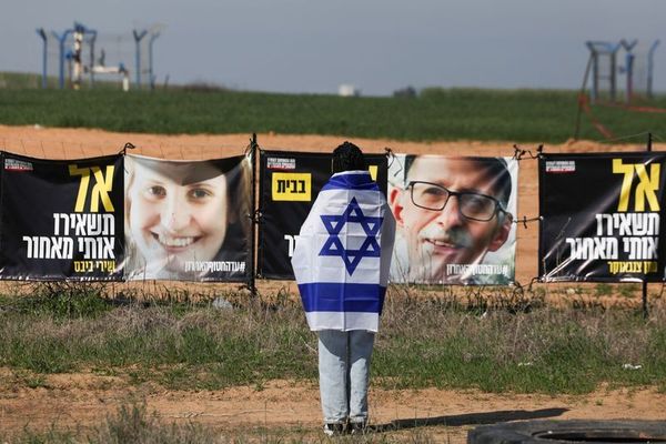 October 7 hostages' grandson calls for peace, not war, with Iran