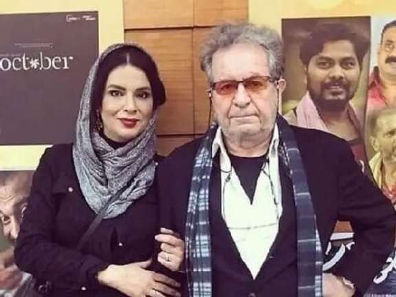 Iranian director Dariush Mehrjui and his wife Vahideh Mohammadifar