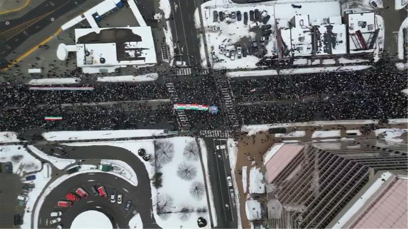 بیش از یک میلیون نفر در تجمعات ایرانیان در همبستگی با مردم ایران شرکت کردند