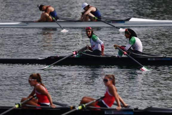 المپیک ۲۰۲۴؛ تیم روئینگ دو نفره جاور و نوروزی در بین ۴ تیم، چهارم شد