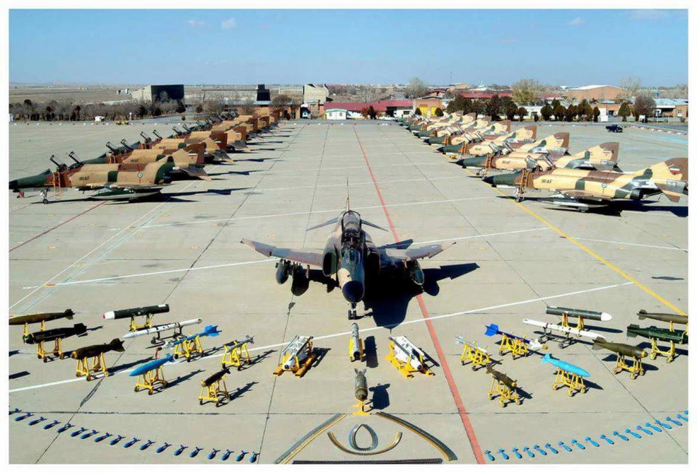 A file photo of Hamadan Airbase, also known as Shahrokhi Airbase or Noje Airbase 