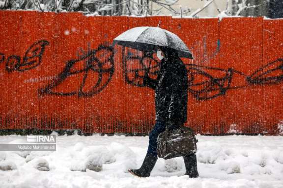 A snowy day in the northern city of Rasht (February 2024)