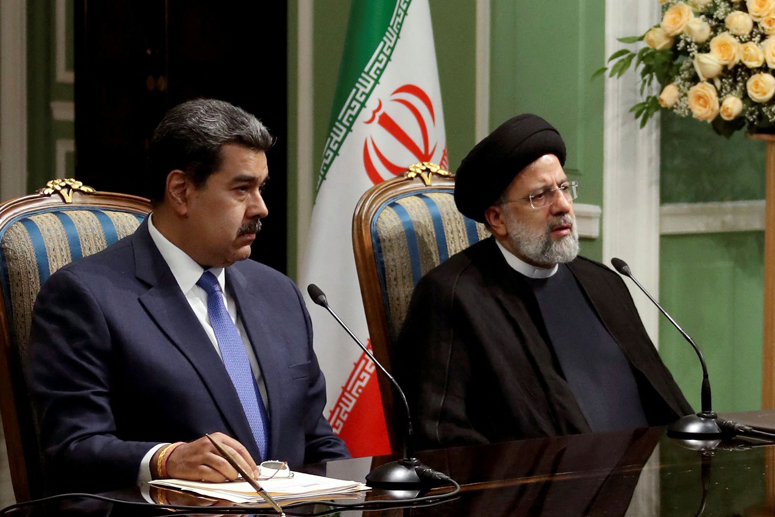 Maduro with former Iranian president Raisi in Tehran, June 2022