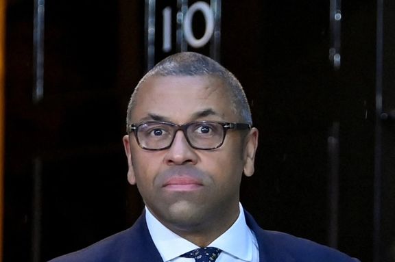 UK Foreign Secretary, James Cleverly pictured in September 2022