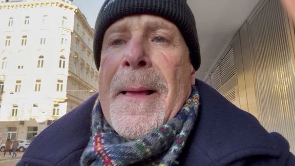 Former American hostage Barry Rosen in Vienna on January 19.