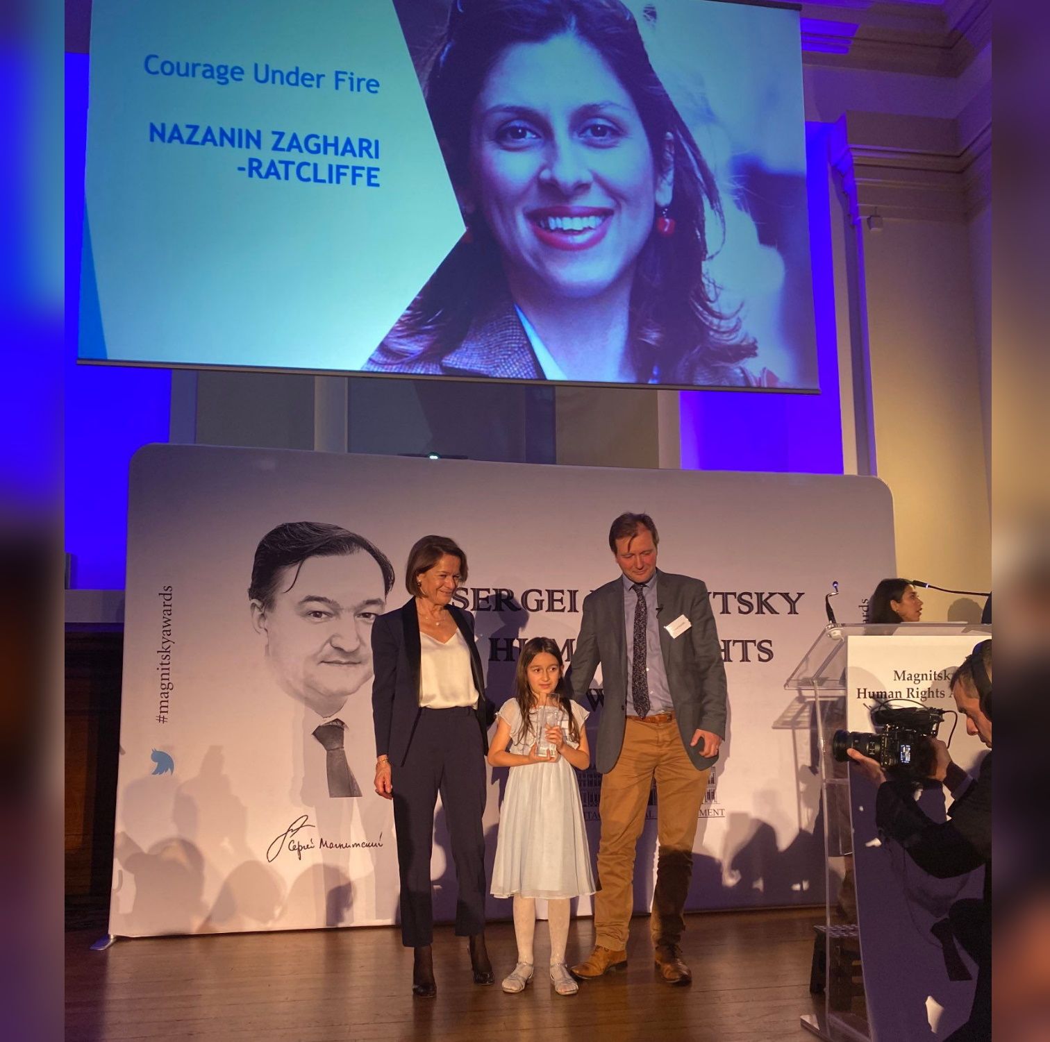 جایزه حقوق بشری ماگنیتسکی به نازنین زاغری اهدا شد