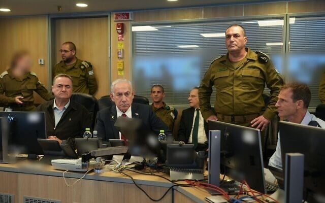 وزارت دفاع اسرائیل:نتانیاهو، وزیر دفاع و رییس ستاد ارتش بر عملیات علیه حوثی‌ها نظارت کردند