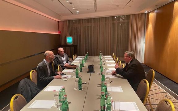 Robert Malley meeting with Russian ambassador to IAEA Mikhail Ulyanov in Vienna in December 2021