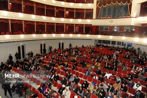 The opening ceremony of Fajr Theater Festival at Vahdat hall