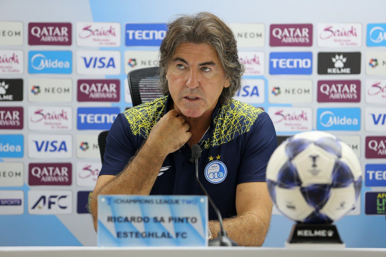 ساپینتو، سرمربی استقلال: قهرمانی نه، فعلا به دنبال صعود از گروه هستیم