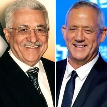 رییس تشکیلات خودگردان فلسطین در منزل وزیر دفاع اسرائیل با او دیدار کرد