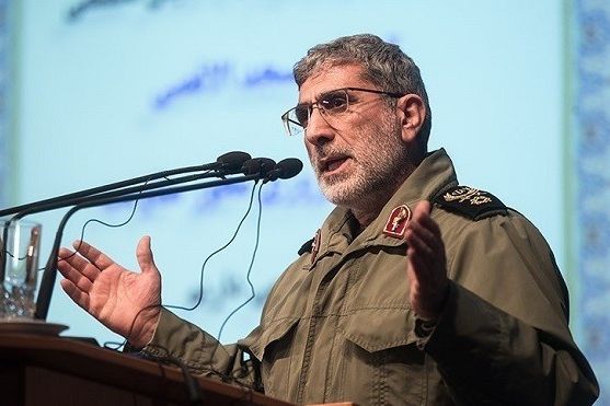 Esmail Ghaani, commander of Iran's Quds Force. FILE PHOTO
