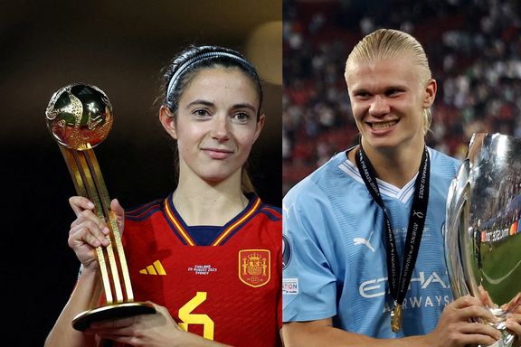 ارلینگ هالند و آیتانا بونماتی، برترین فوتبالیستهای مرد و زن اروپا