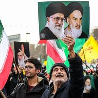 Tehran's cautious talk signals meet Revolution Day rhetoric