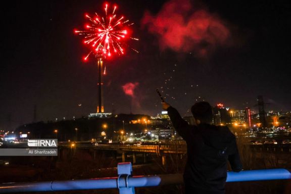 A scene from ChaharShanbeh Suri festival in Tehran (March 2024)