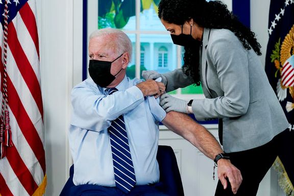 Joe Biden received his third dose of Corona vaccine