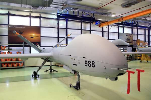 Large Israeli Drones Using Free-Falling Bombs, Can Carry Up To A Ton